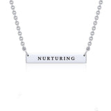 Small Straight Bar Necklace TNC430P - Jewelry
