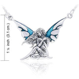 Dark Wings Fairy Silver Necklace TNC003 - Jewelry