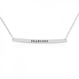 Large Curve Bar Necklace TNC431P - Jewelry