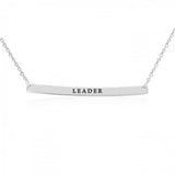 Large Curve Bar Necklace TNC431P - Jewelry