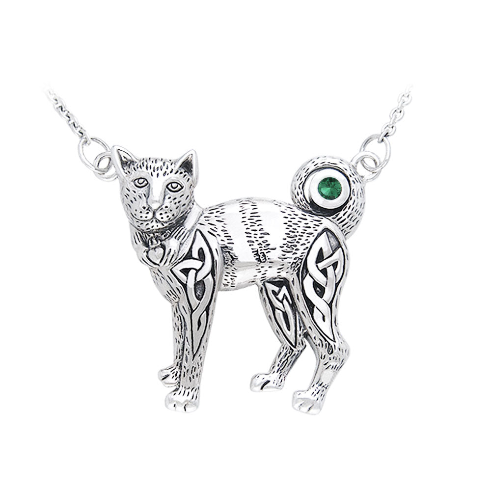 Celtic Cat Necklace TNC047