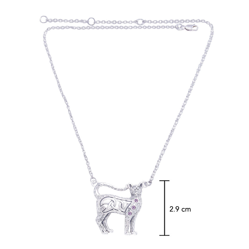 Celtic Cat Necklace TNC049