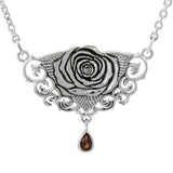 Brigid Ashwood Sacred Rose Silver Necklace TNC061 - Jewelry