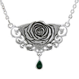 Brigid Ashwood Sacred Rose Silver Necklace TNC061 - Jewelry