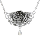 Brigid Ashwood Sacred Rose Silver Necklace TNC061 - Jewelry