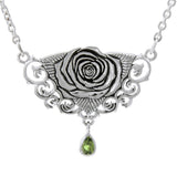 Brigid Ashwood Sacred Rose Silver Necklace TNC061 - Jewelry