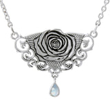 Brigid Ashwood Sacred Rose Silver Necklace TNC061 - Jewelry