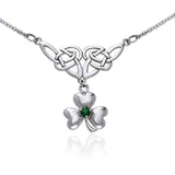 Celtic Knot Shamrock Necklace TNC081