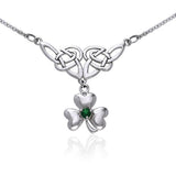 Celtic Knot Shamrock Necklace TNC081 - Jewelry