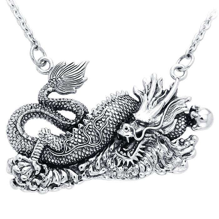 Chinese Dragon Necklace TNC089 - Jewelry