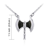 Viking Axe Silver Necklace TNC099 - Jewelry