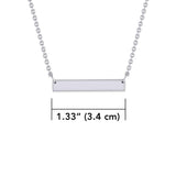 Straight Bar Necklace TNC433P