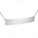 Large Curve Bar Necklace TNC437P Custom - Jewelry
