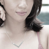 12 Zodiac Symbols Silver Necklace with round Birthstone of your choice - Jewelry