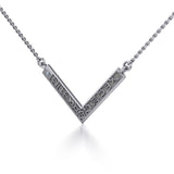12 Zodiac Symbols Silver Necklace with round Birthstone of your choice - Jewelry