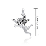 Cupid Sterling Silver Pendant TP078 - Jewelry