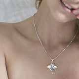 Ocean dreams as wide as the Manta Ray ~ Sterling Silver Pendant TP1004 - Jewelry
