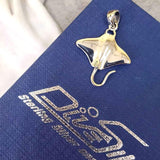 Ocean dreams as wide as the Manta Ray Small Sterling Silver Pendant TP1008 - Jewelry
