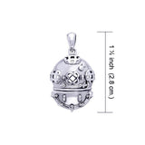 Dive Helmet Silver Pendant TP1082