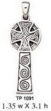 Celtic Knot Spiral Pendant  TP1091