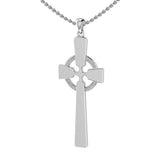 Modern Celtic Cross Silver Pendant TP117 - Jewelry