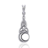 Celtic Knot Moon Earrings TP1358 - Jewelry