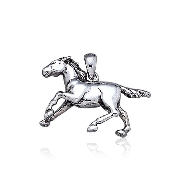 Silver Horse Pendant TP1420 - Jewelry