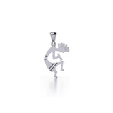 Kokopelli Silver Pendant TP146 - Jewelry