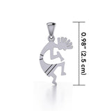 Kokopelli Silver Pendant TP146 - Jewelry