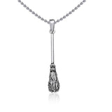 A Classic Wiccan symbol ~ Sterling Silver Broomstick Pendant Jewelry TP1523 - Jewelry
