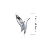 Celtic Knotwork Lily Silver Pendant TP1658 - Jewelry