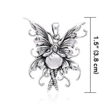Bubble Rider Fairy Silver Pendant TP1660 - Jewelry