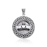 Celtic Knot Claddagh Pendant TP195