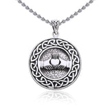 Celtic Knot Claddagh Pendant TP195 - Jewelry