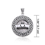 Celtic Knot Claddagh Pendant TP195 - Jewelry