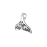 Aboriginal Inspired Sterling Silver Whale Tail Pendant TP2327 - Jewelry