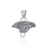 Aborginal Manta Ray Pendant TP2328 - Jewelry