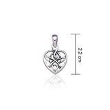 Celtic Knotwork Heart Pendant TP2700 - Jewelry