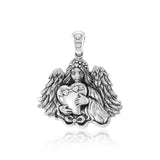 Angel Holding Heart Pendant TP2703