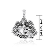 Angel Holding Heart Pendant TP2703 - Jewelry