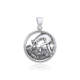 Grazing Horse Silver Pendant TP2810