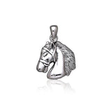 Equestrian Horse Silver Pendant TP2813