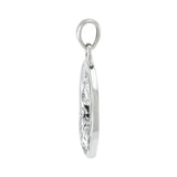 Silver Phoenix Pendant with Inlay Stone TP2819 - Jewelry