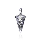 Green Man Pendulum ~ Sterling Silver Pendant TP2853