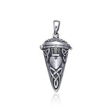 Celtic Knot Claddagh Pendulum Pendant TP2855