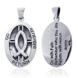 Military Cross Silver Pendant TP2920