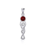 Moon Goddess Gemstone Pendant TP2992 - Jewelry