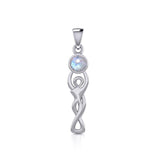 Moon Goddess Gemstone Pendant TP2992 - Jewelry