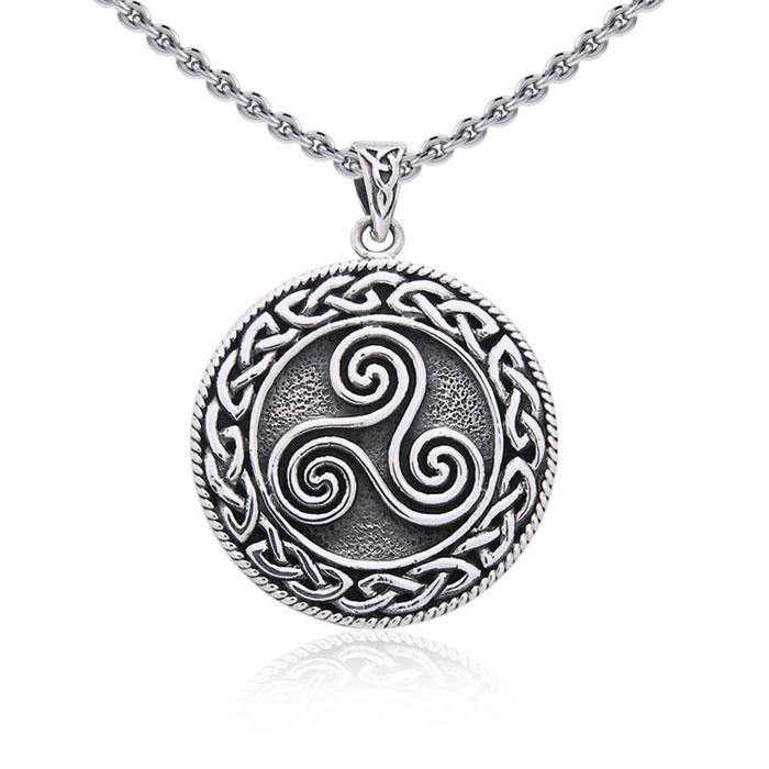 Triskelion necklace deals