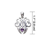 Skull Anchor Silver Pendant TP3064 - Jewelry